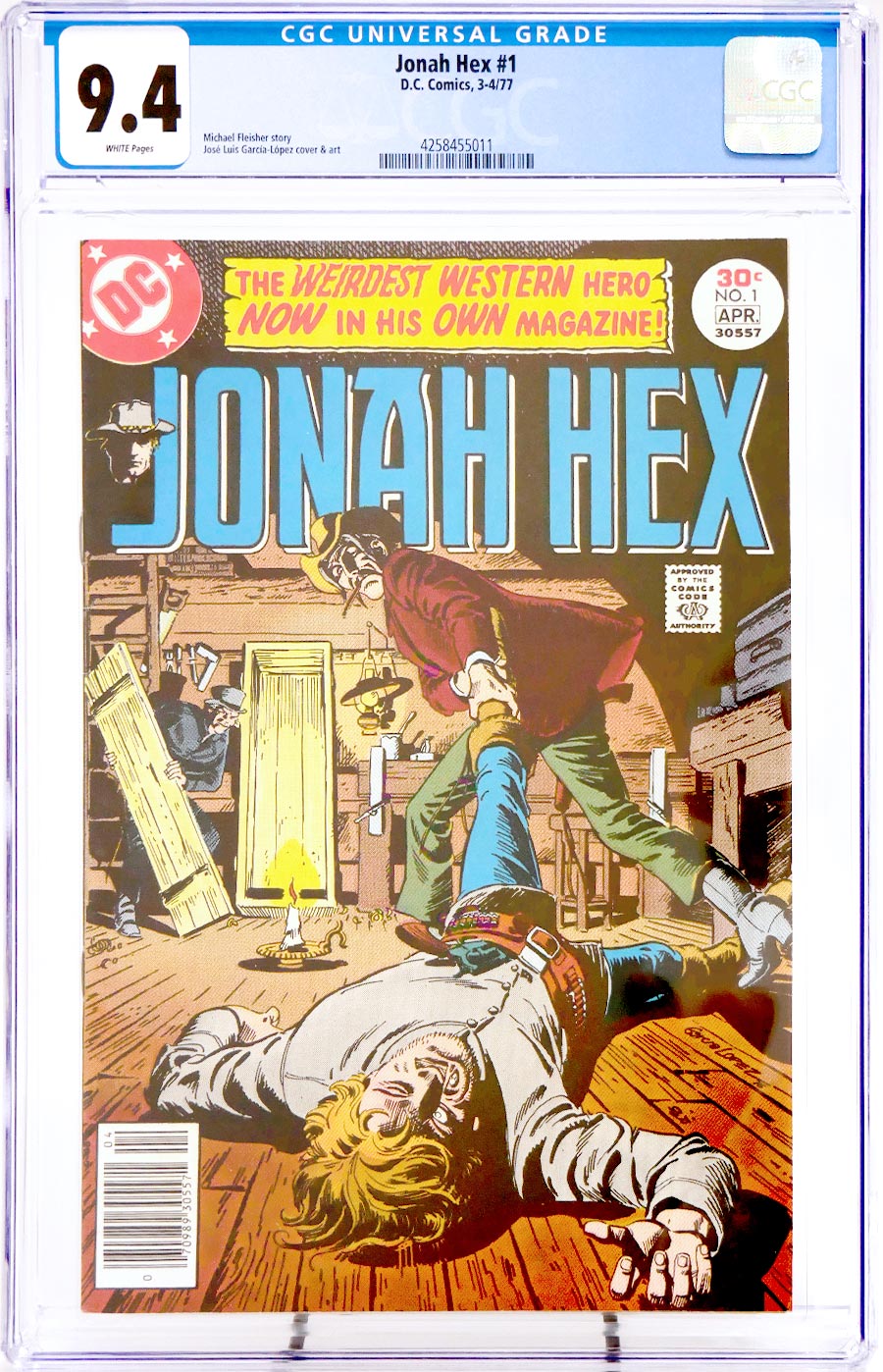 Jonah Hex #1 Cover B CGC 9.4
