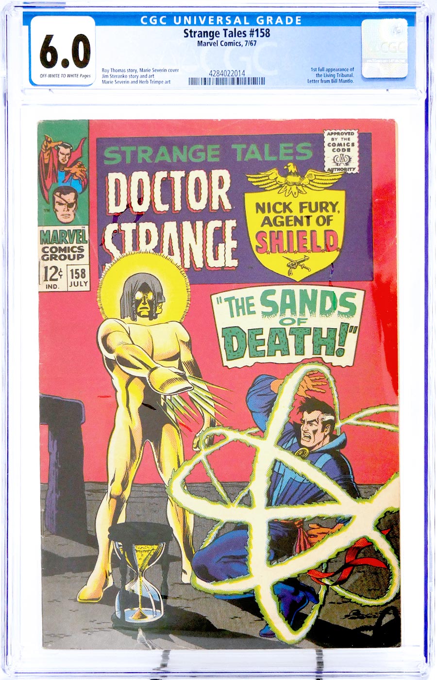 Strange Tales #158 Cover C CGC 6.0
