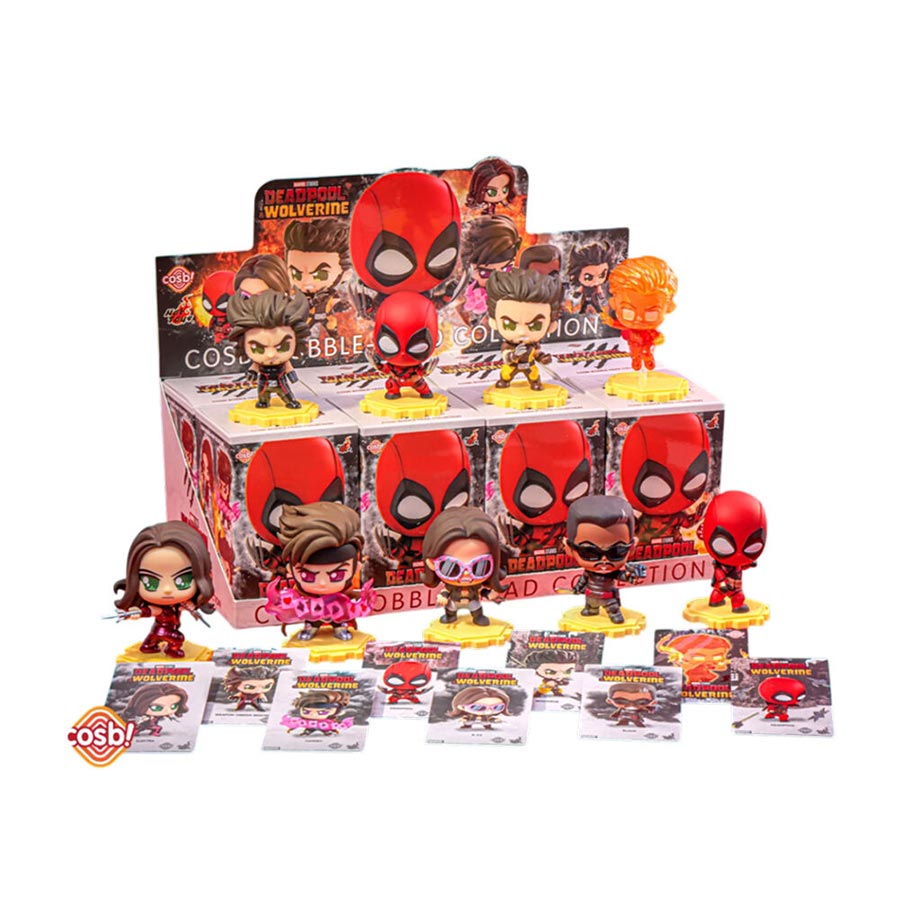 Deadpool & Wolverine Cosbi Bobble Head Series 2 Blind Mini Figure