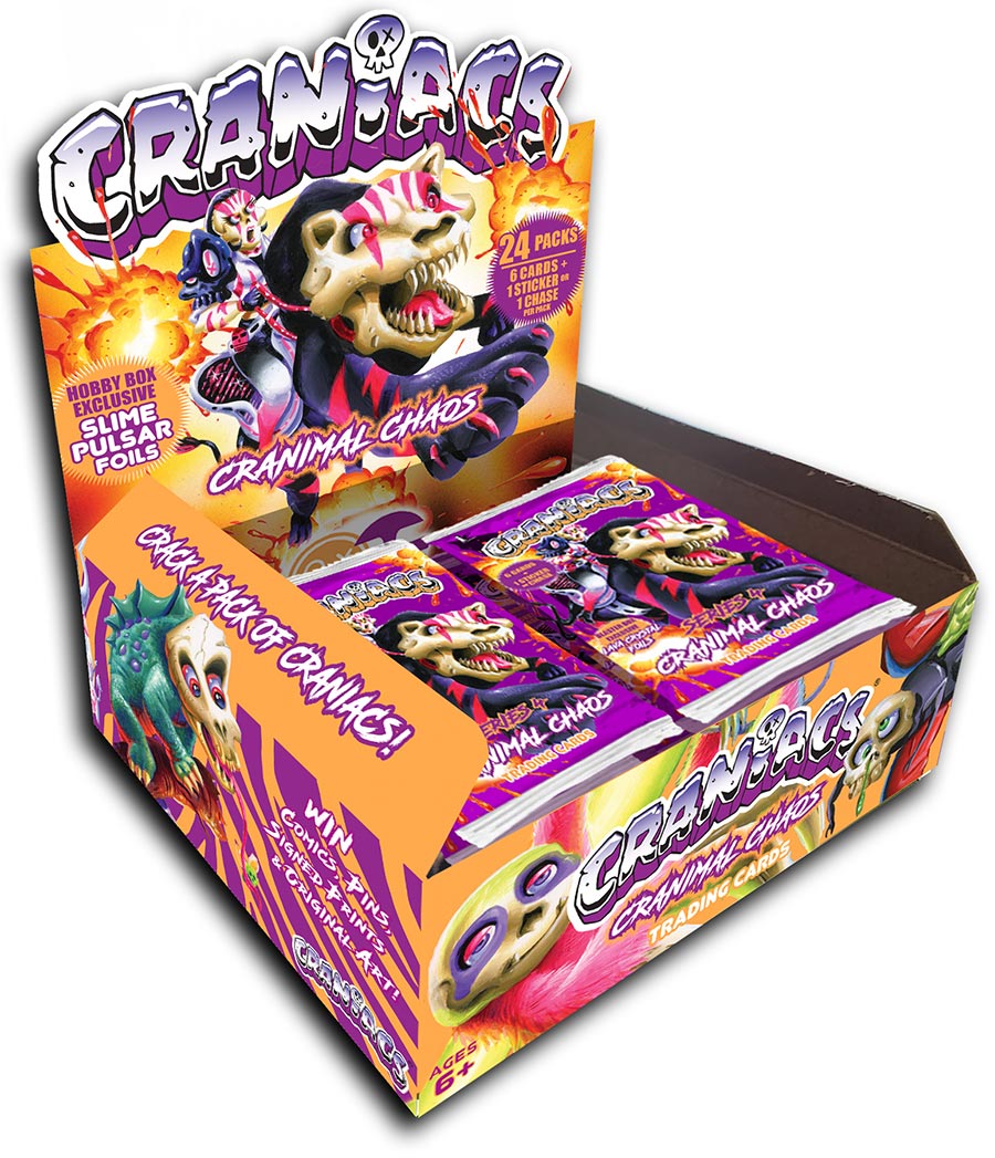 Craniacs Trading Cards Series 4 Cranimal Chaos Hobby Box Case