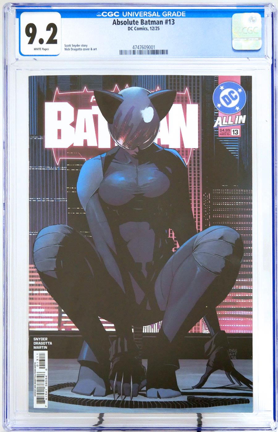 Absolute Batman #13 Cover M Regular Nick Dragotta Cover CGC 9.2 (DC All In)