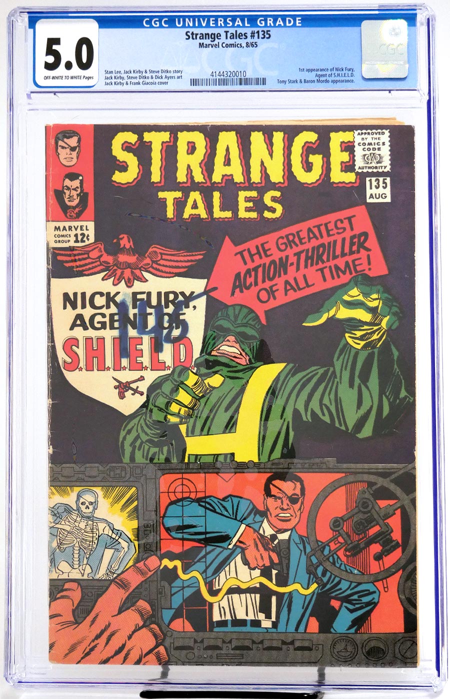 Strange Tales #135 Cover C CGC 5.0