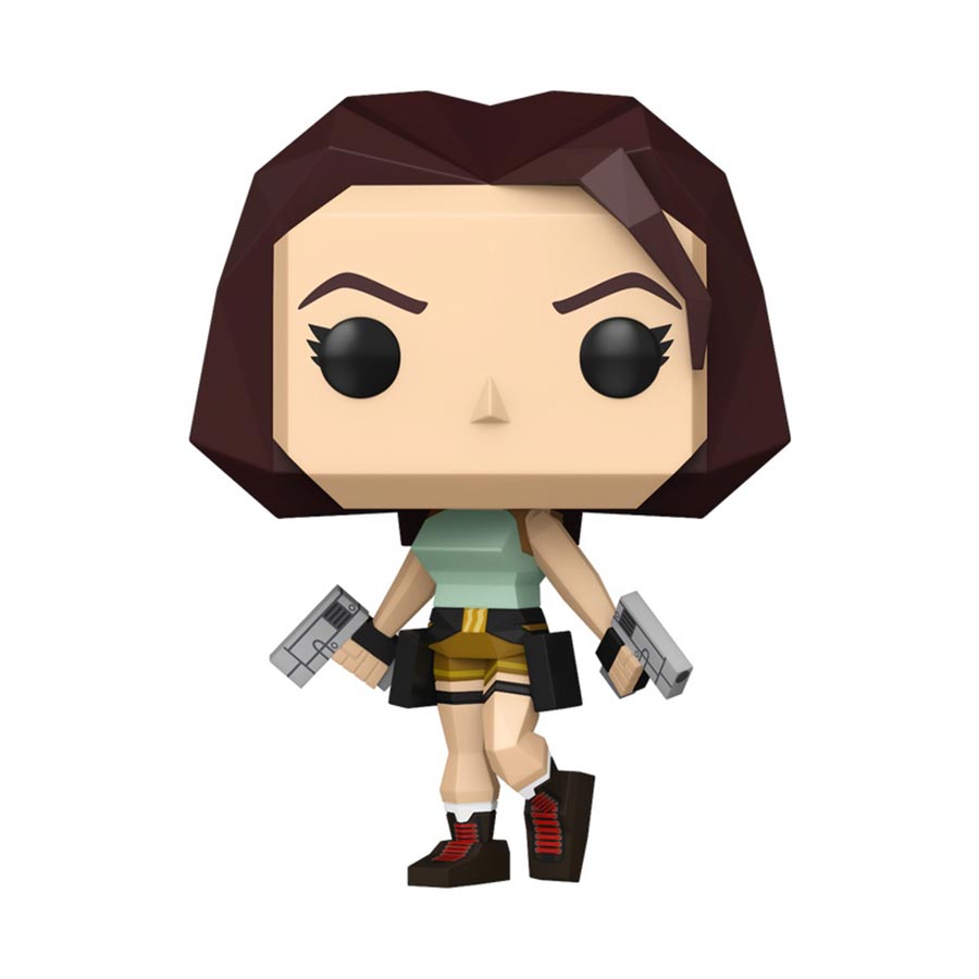 POP Games Tomb Raider Lara Croft Polygonal Vinyl Figure