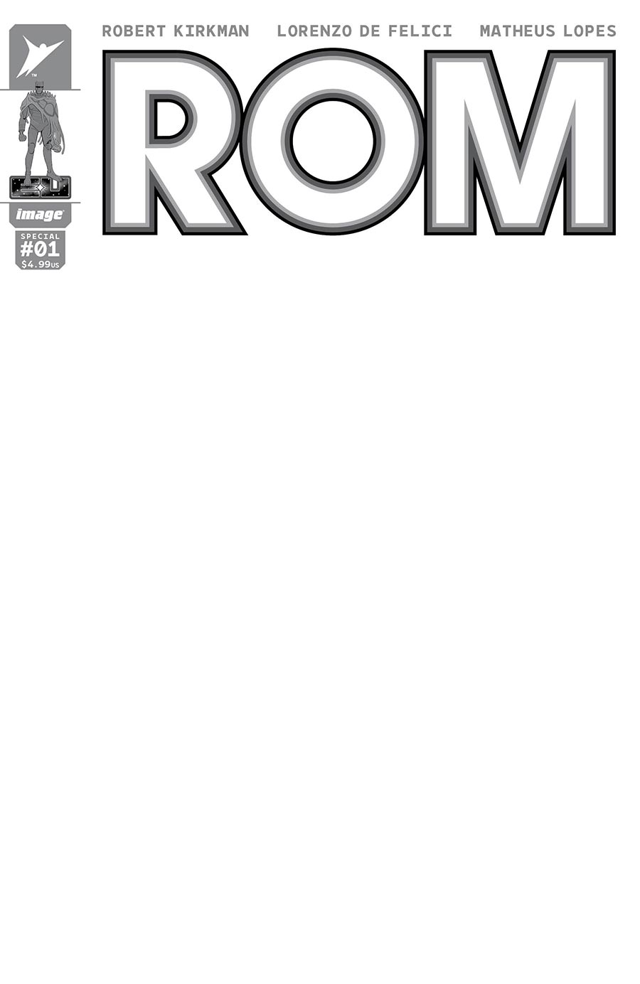 ROM Special #1 (One Shot) Cover E Variant Blank Cover (Energon Universe)