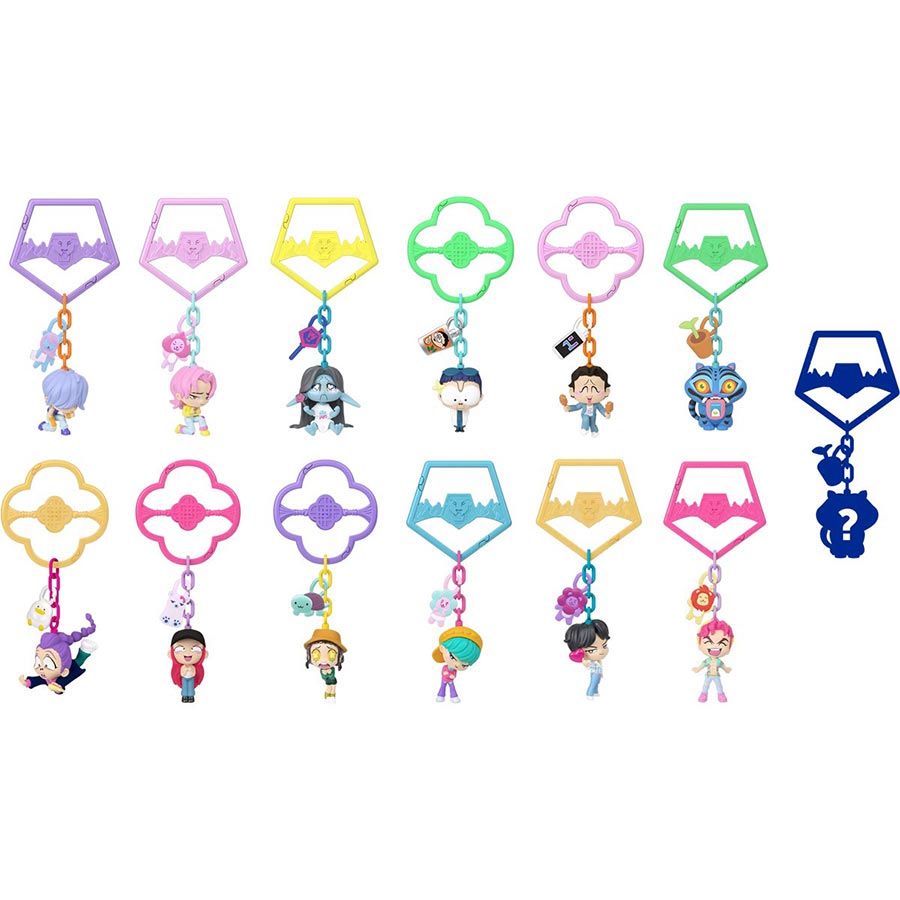 KPop Demon Hunters Hello Friend Mini Reveal Figure Keychain (Filled Randomly)