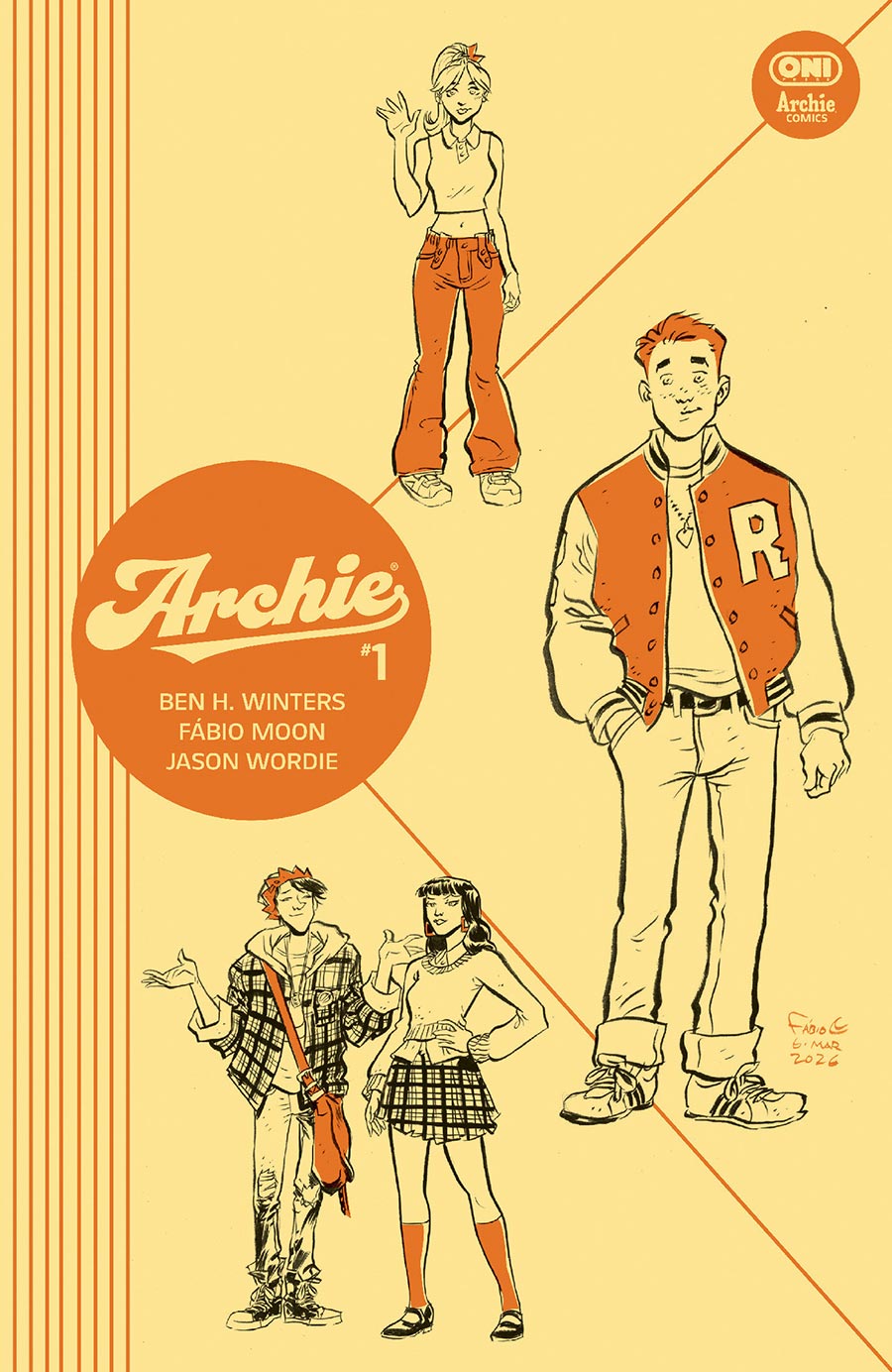 Archie Vol 3 #1 Cover V Variant Fabio Moon LCSD Cover