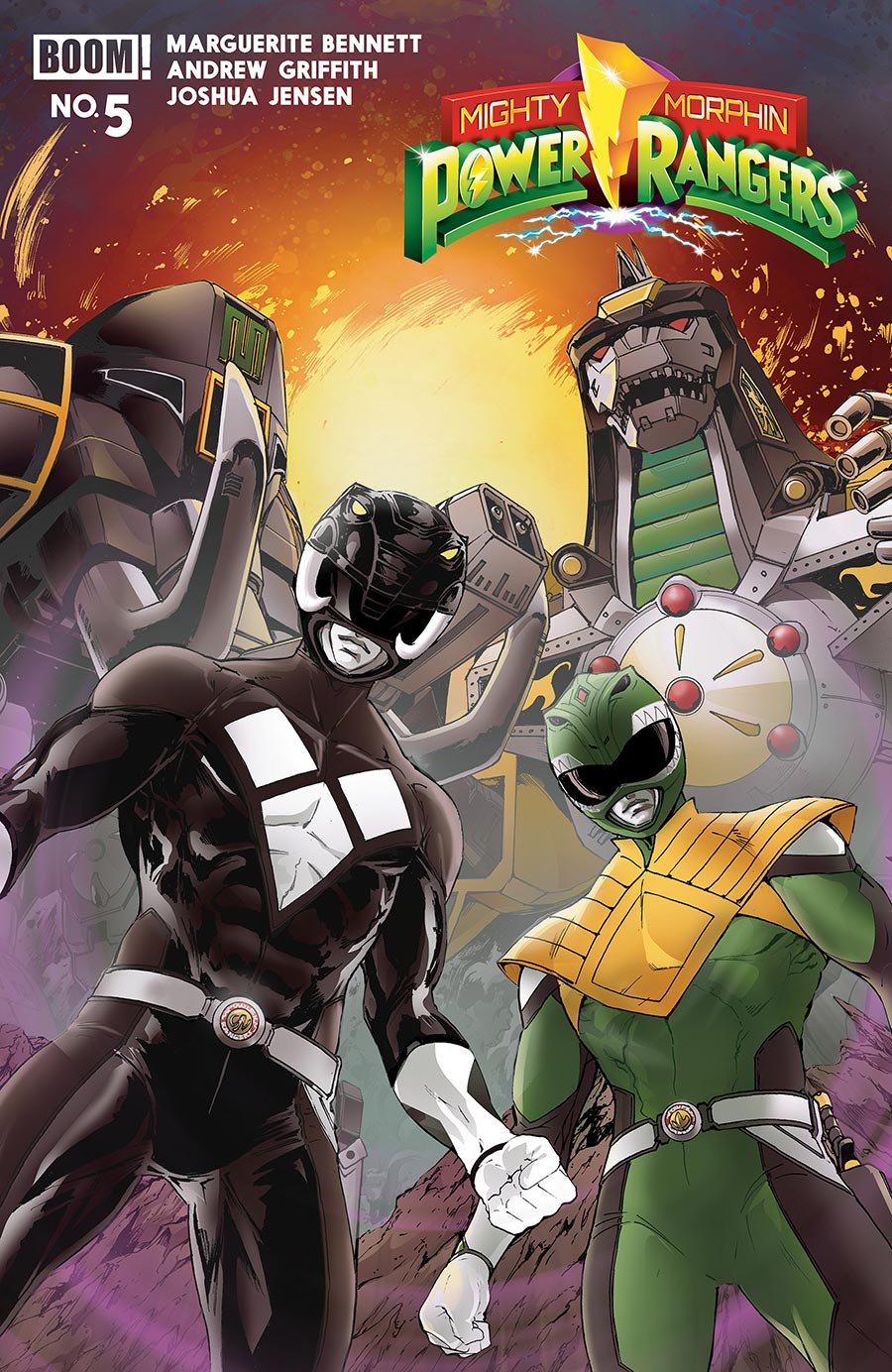 Mighty Morphin Power Rangers (BOOM Studios) Vol 2 #5 Cover B Variant Andrew Lee Griffith Cover