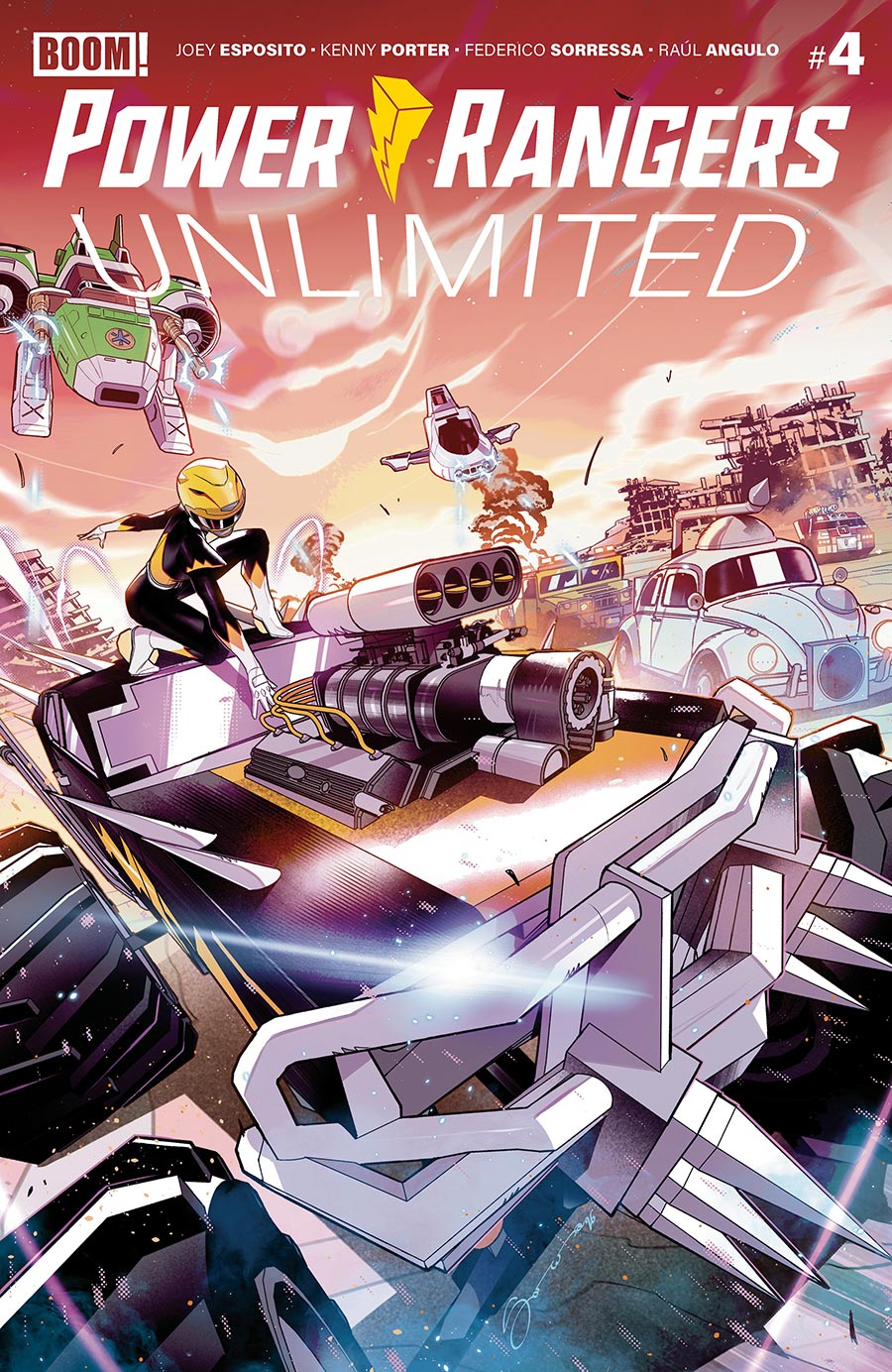 Power Rangers Unlimited #4 Cover A Regular Federico Sorressa Cover