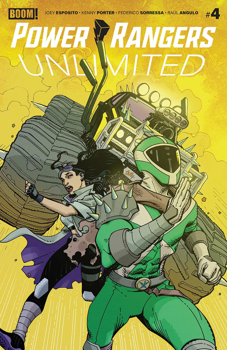 Power Rangers Unlimited #4 Cover B Variant Cully Hamner Cover