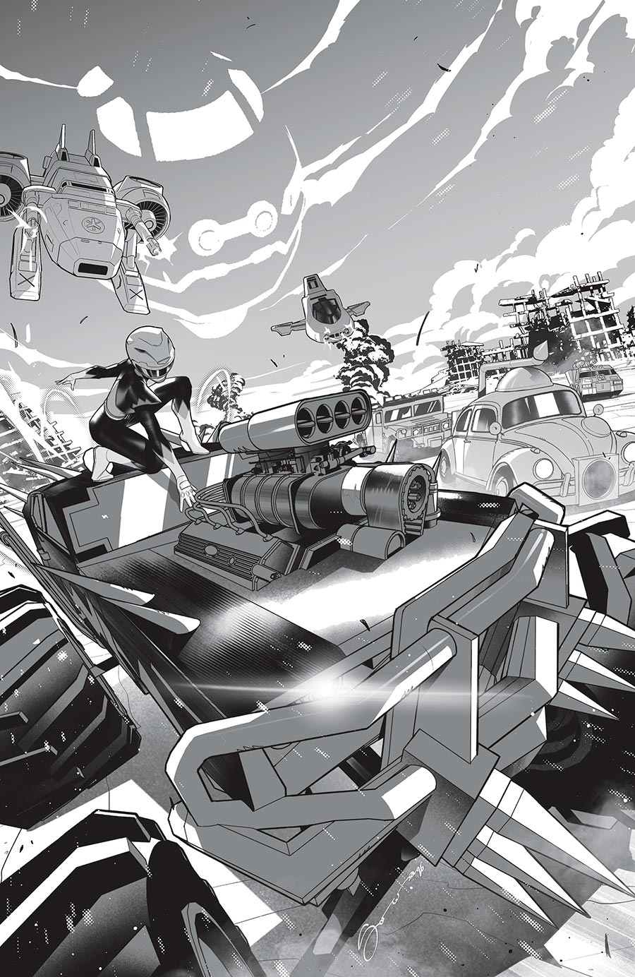 Power Rangers Unlimited #4 Cover J Variant Federico Sorressa Unlimited Virgin Cover