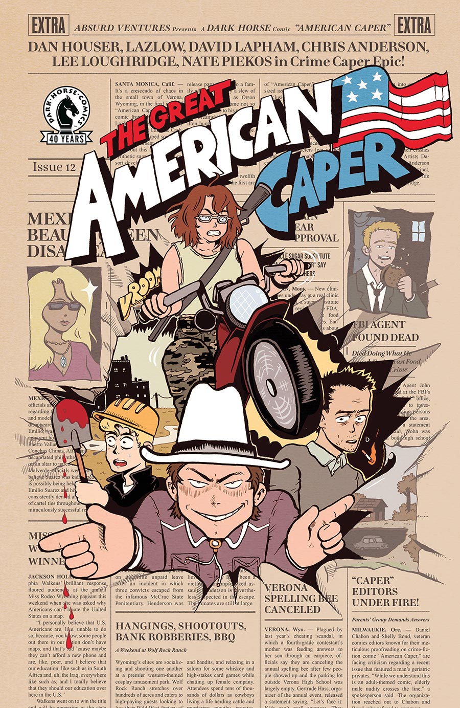 American Caper #12 Cover C Variant Caroline Cash Cover