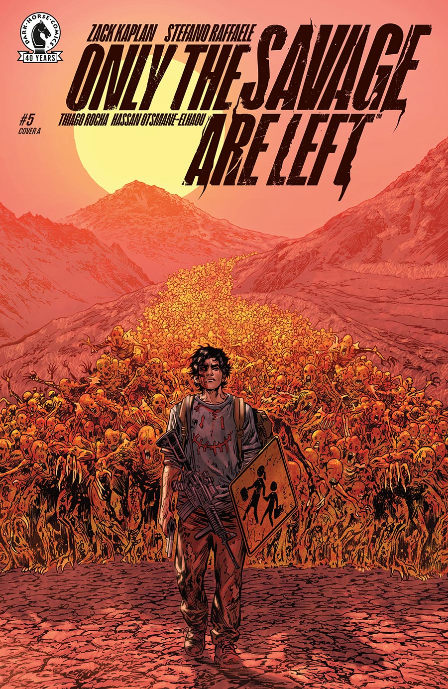 Only The Savage Are Left #5 Cover A Regular Stefano Raffaele Cover