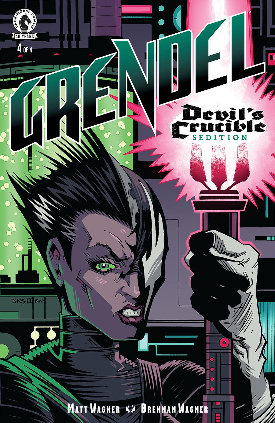 Grendel Devils Crucible Sedition #4 Cover B Variant John K Snyder Cover