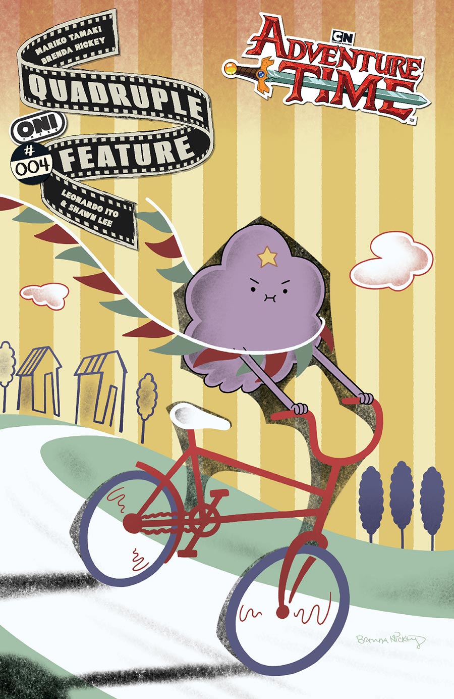 Adventure Time Quadruple Feature #4 Cover A Regular Brenda Hickey Cover