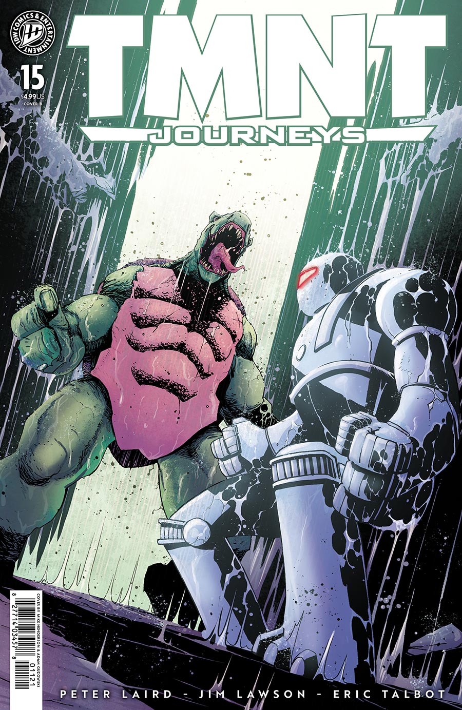 Teenage Mutant Ninja Turtles Journeys #15 Cover B Variant Mike Henderson Cover