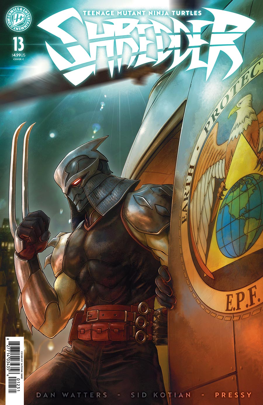 Teenage Mutant Ninja Turtles Shredder #13 Cover C Variant Satoshi Shiki Cover