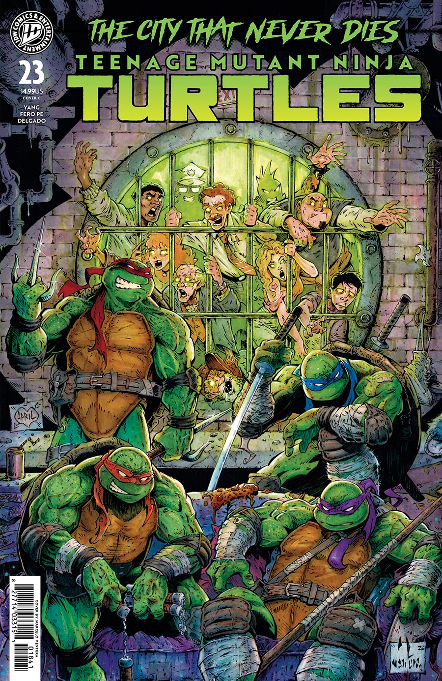 Teenage Mutant Ninja Turtles Vol 6 #23 Cover C Variant Marcelo Ventura Cover
