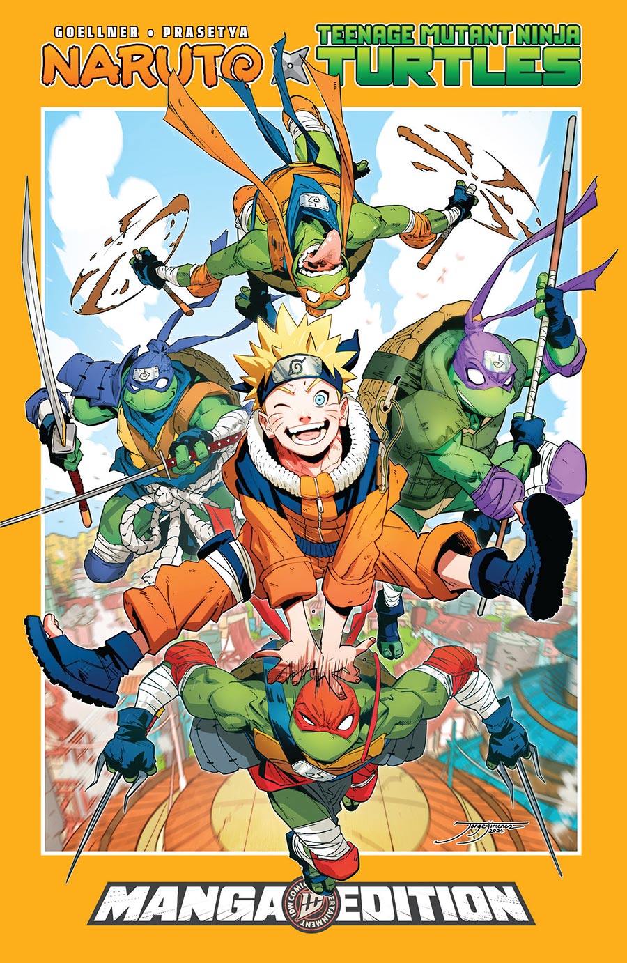 Naruto x Teenage Mutant Ninja Turtles TP Manga Edition