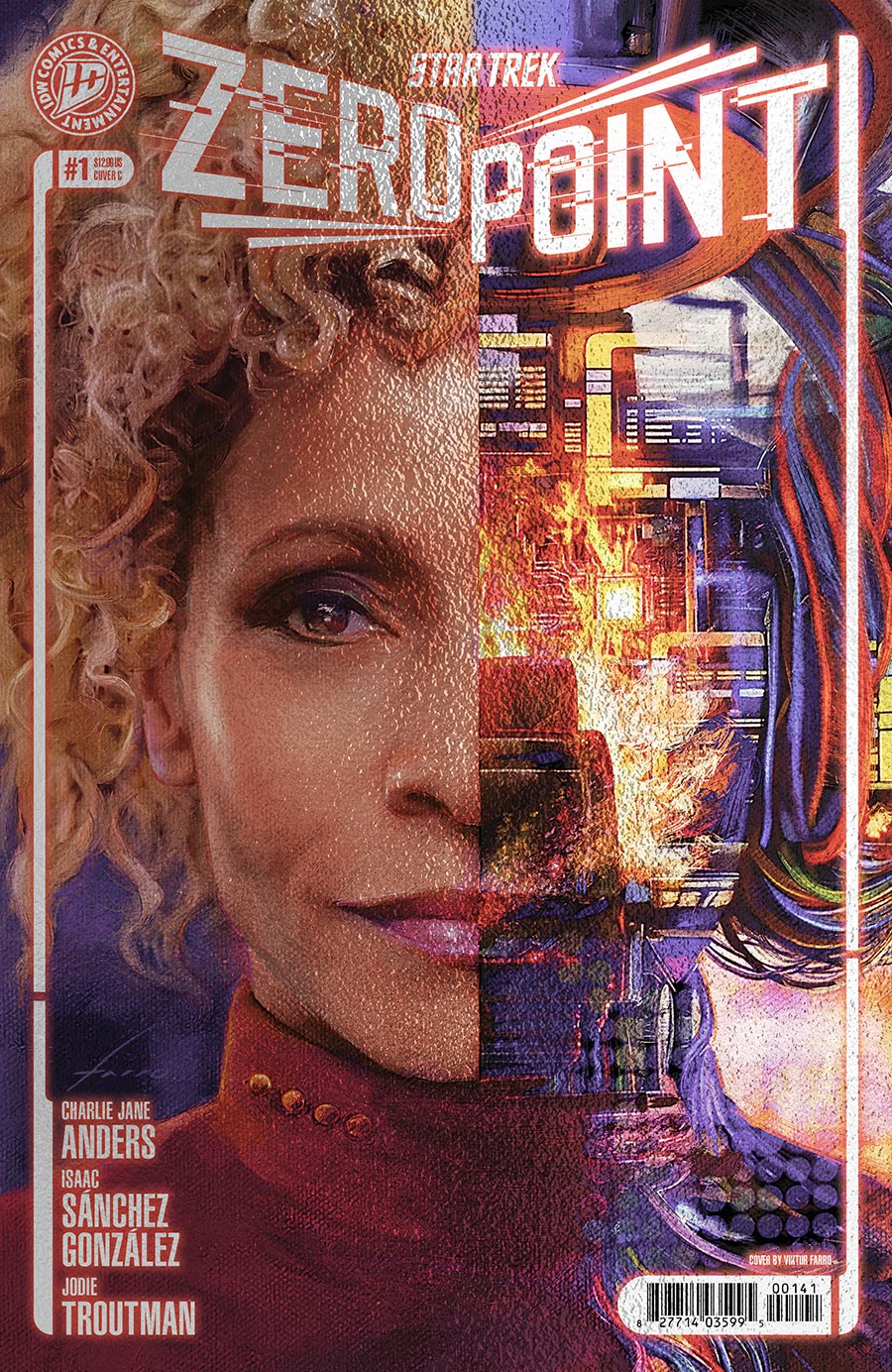 Star Trek Zero Point #1 Cover C Variant Viktor Farro Foil Cover