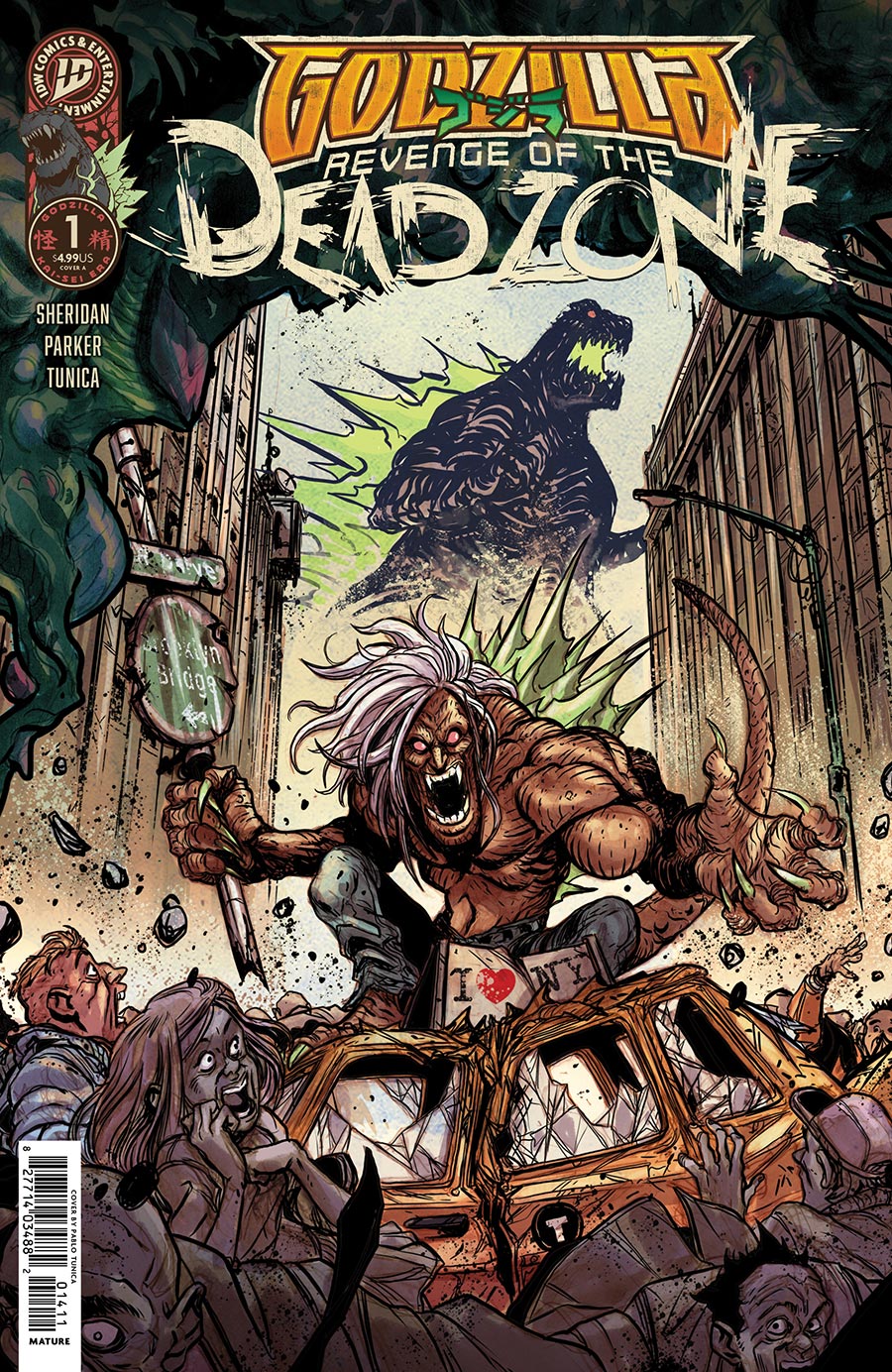 Godzilla Revenge Of The Deadzone #1 Cover A Regular Pablo Tunica Cover (Kai-Sei Era)