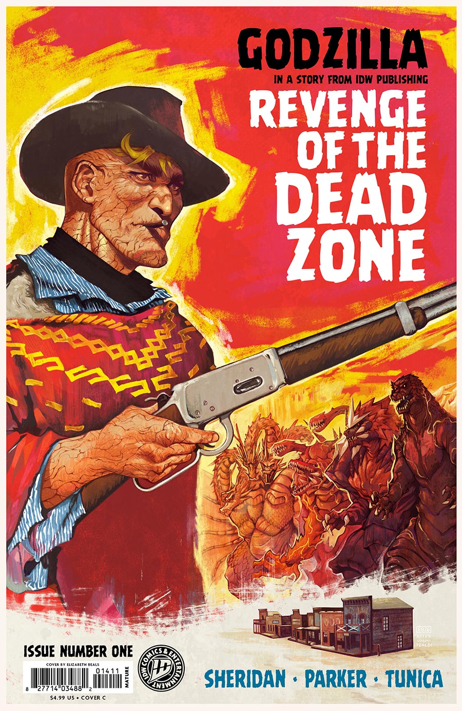 Godzilla Revenge Of The Deadzone #1 Cover C Variant Elizabeth Beals Movie Homage Cover (Kai-Sei Era)