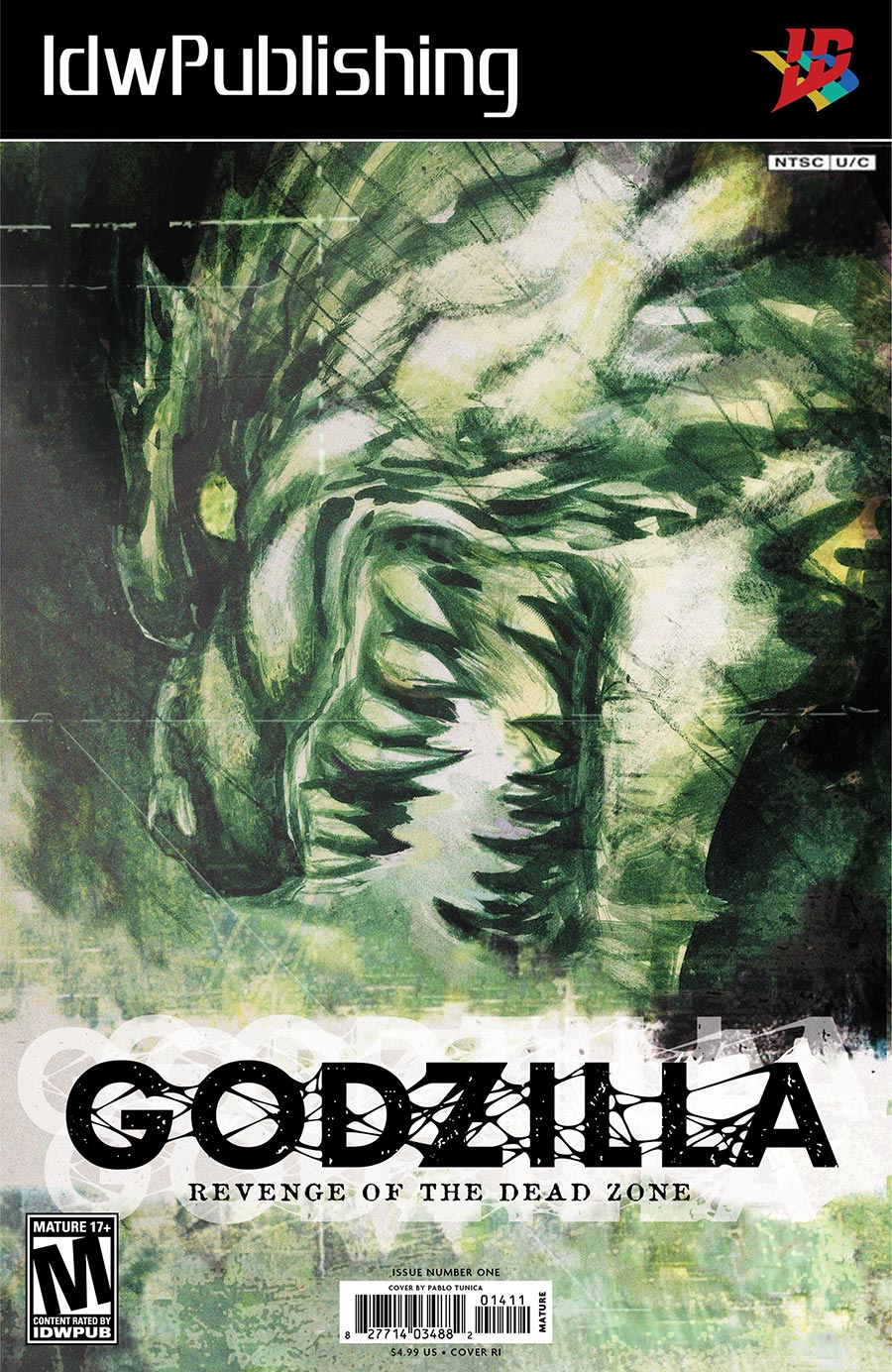Godzilla Revenge Of The Deadzone #1 Cover I Incentive Pablo Tunica Video Game Homage Variant Cover (Kai-Sei Era)