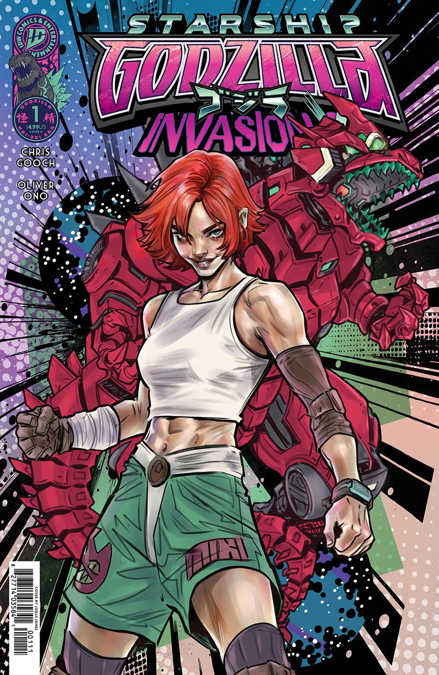 Starship Godzilla Invasion X #1 Cover B Variant Joelle Jones Cover (Kai-Sei Era)
