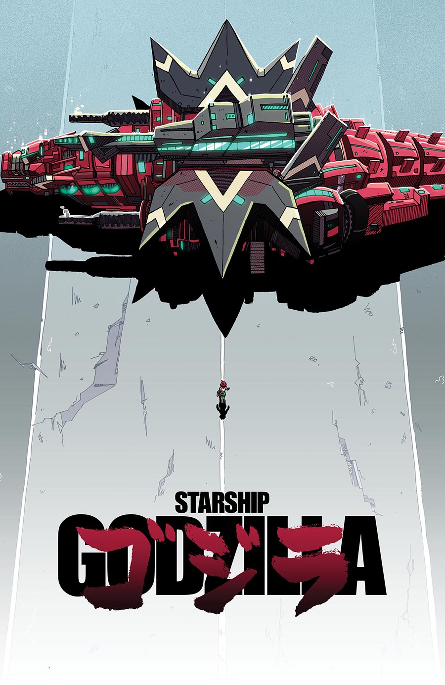 Starship Godzilla Invasion X #1 Cover D Incentive Louie Joyce Movie Homage Variant Cover (Kai-Sei Era)