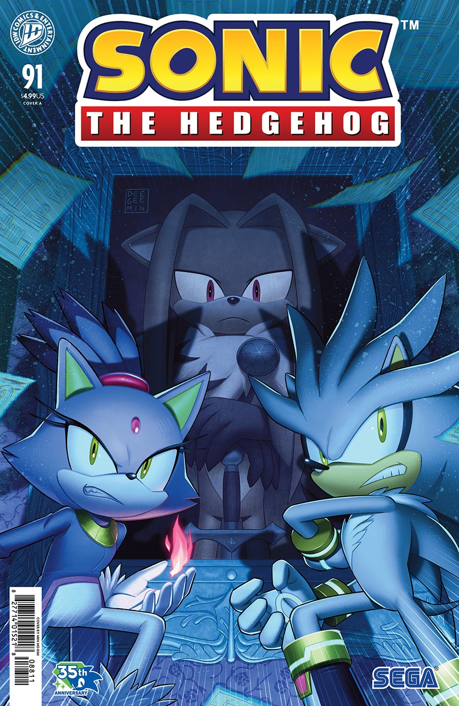Sonic The Hedgehog Vol 3 #91 Cover A Regular Min Ho Kim Cover