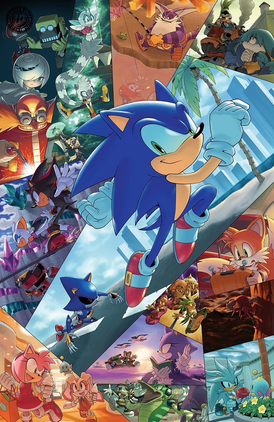 Sonic The Hedgehog Vol 3 #91 Cover G Incentive Aaron Hammerstrom Virgin Variant Cover