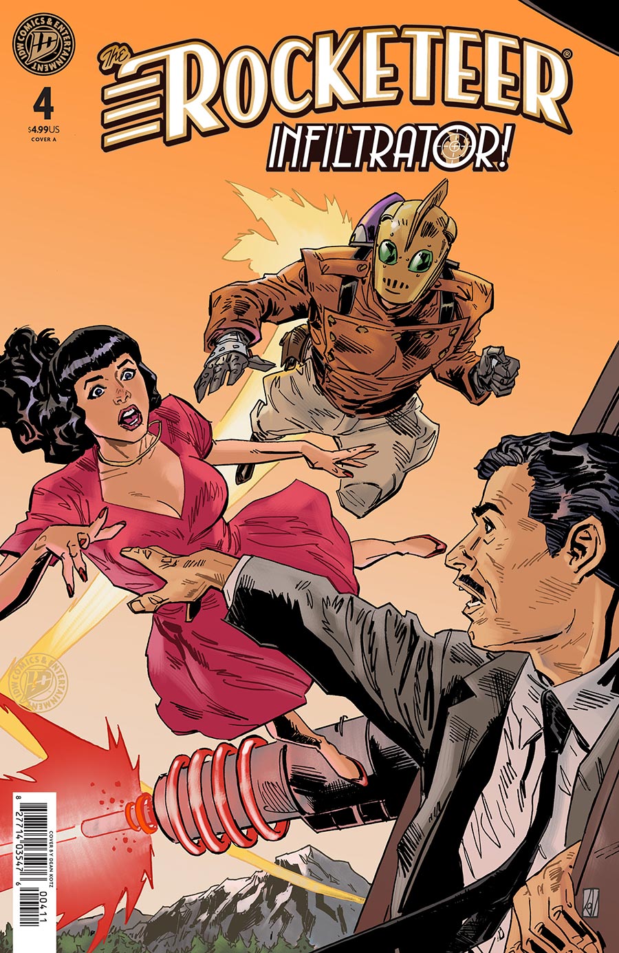 Rocketeer Infiltrator #4 Cover A Regular Dean Kotz Cover