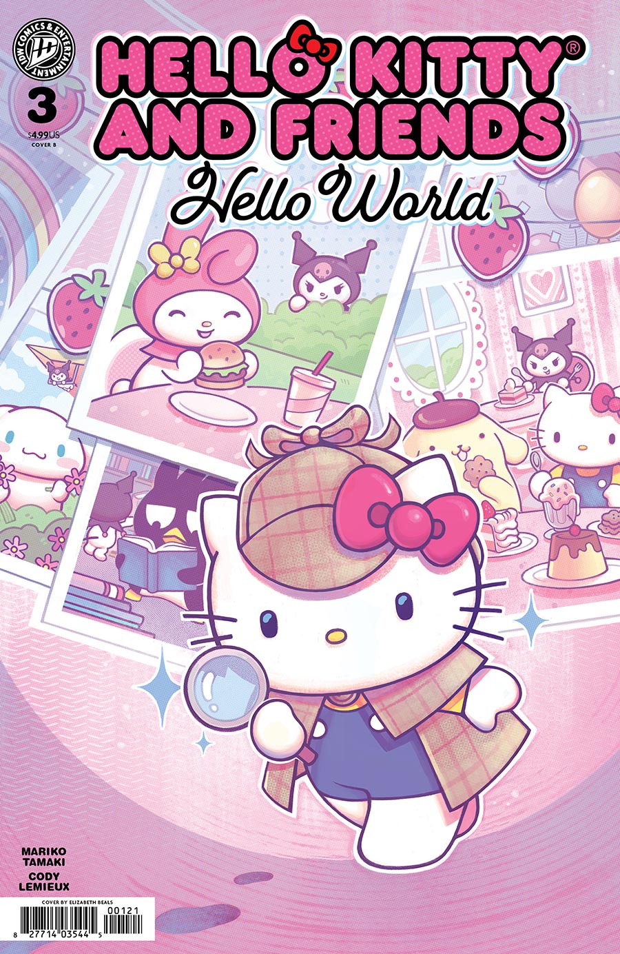 Hello Kitty And Friends Hello World #3 Cover B Variant Elizabeth Beals Cover