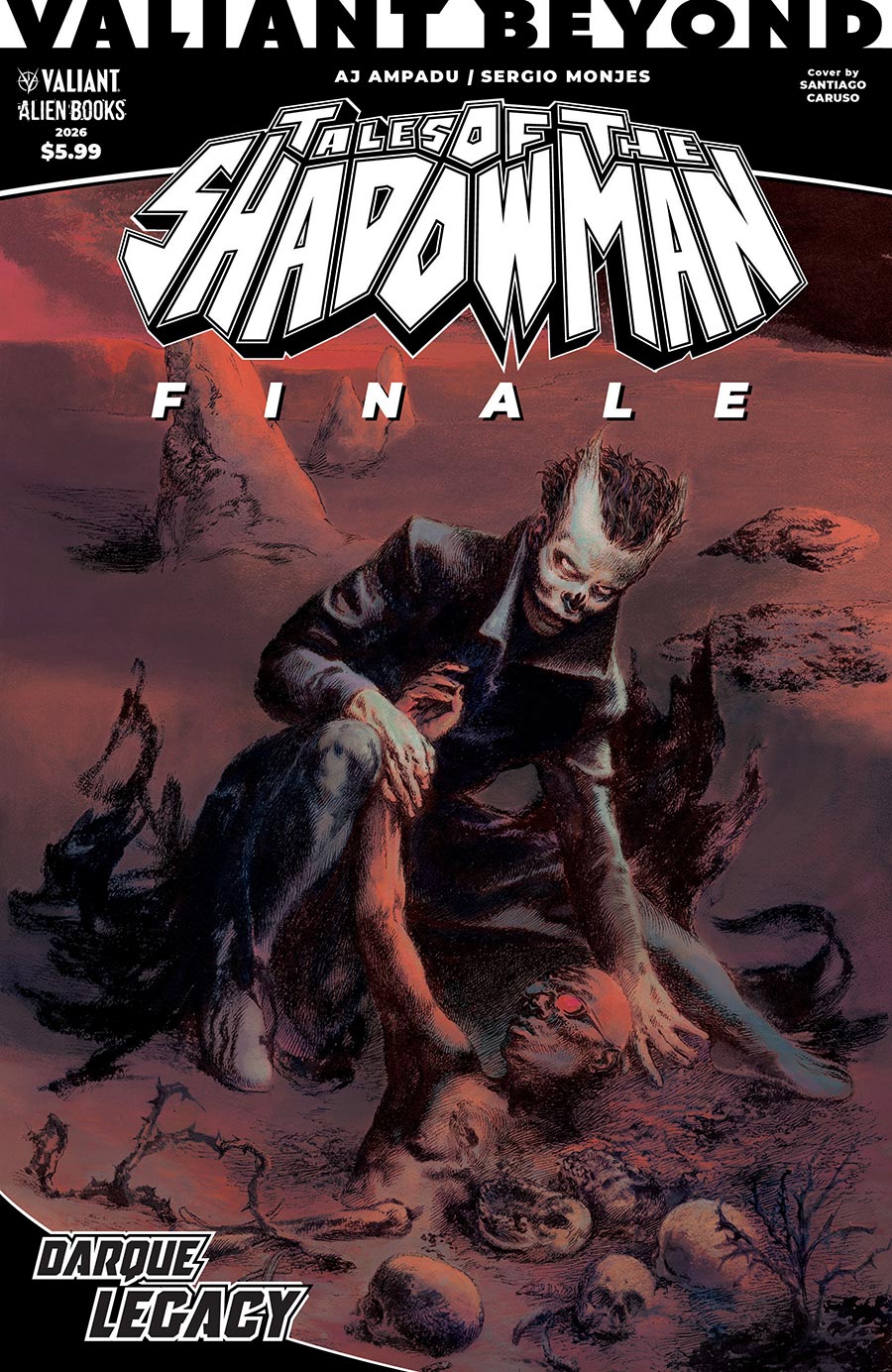 Valiant Beyond Tales Of The Shadowman #9 Finale Darque Legacy Cover A Regular Santiago Caruso Cover