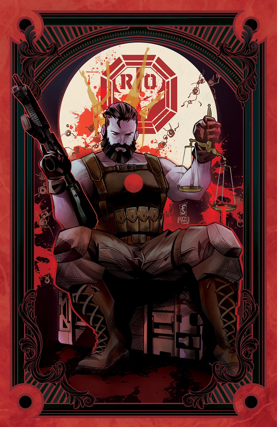 Valiant Beyond Bloodshot #7 Toy Soldiers Part 1 Cover B Variant Federico Sabbatini Tarot Virgin Cover