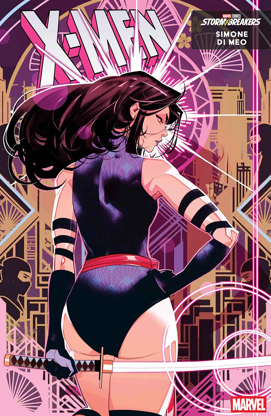 X-Men Vol 7 #40 Cover B Variant Simone Di Meo Art Nouveau Stormbreakers Art Style Cover (DNX Tie-In)
