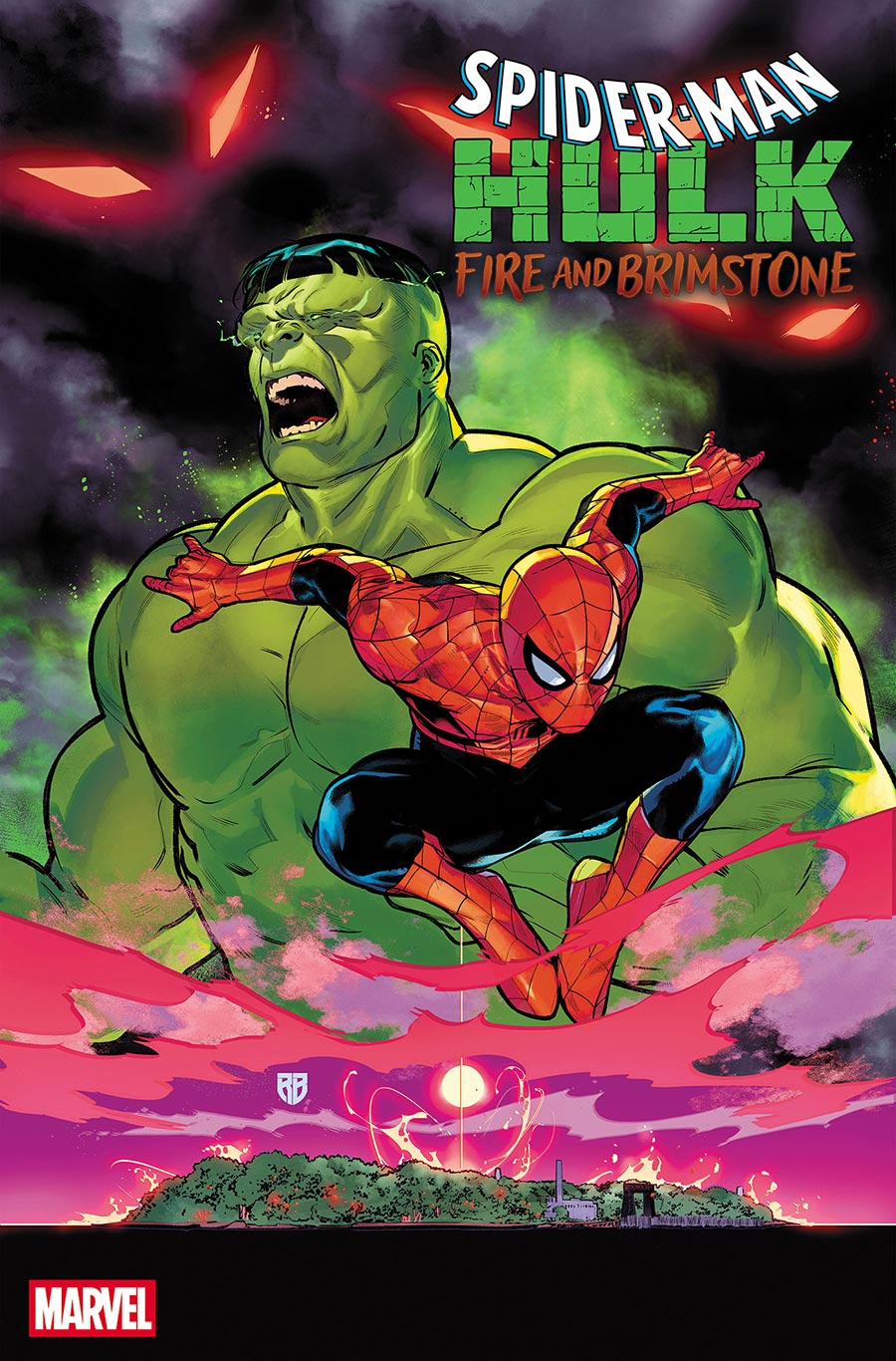 Spider-Man Hulk Fire And Brimstone #3 Cover A Regular RB Silva Cover