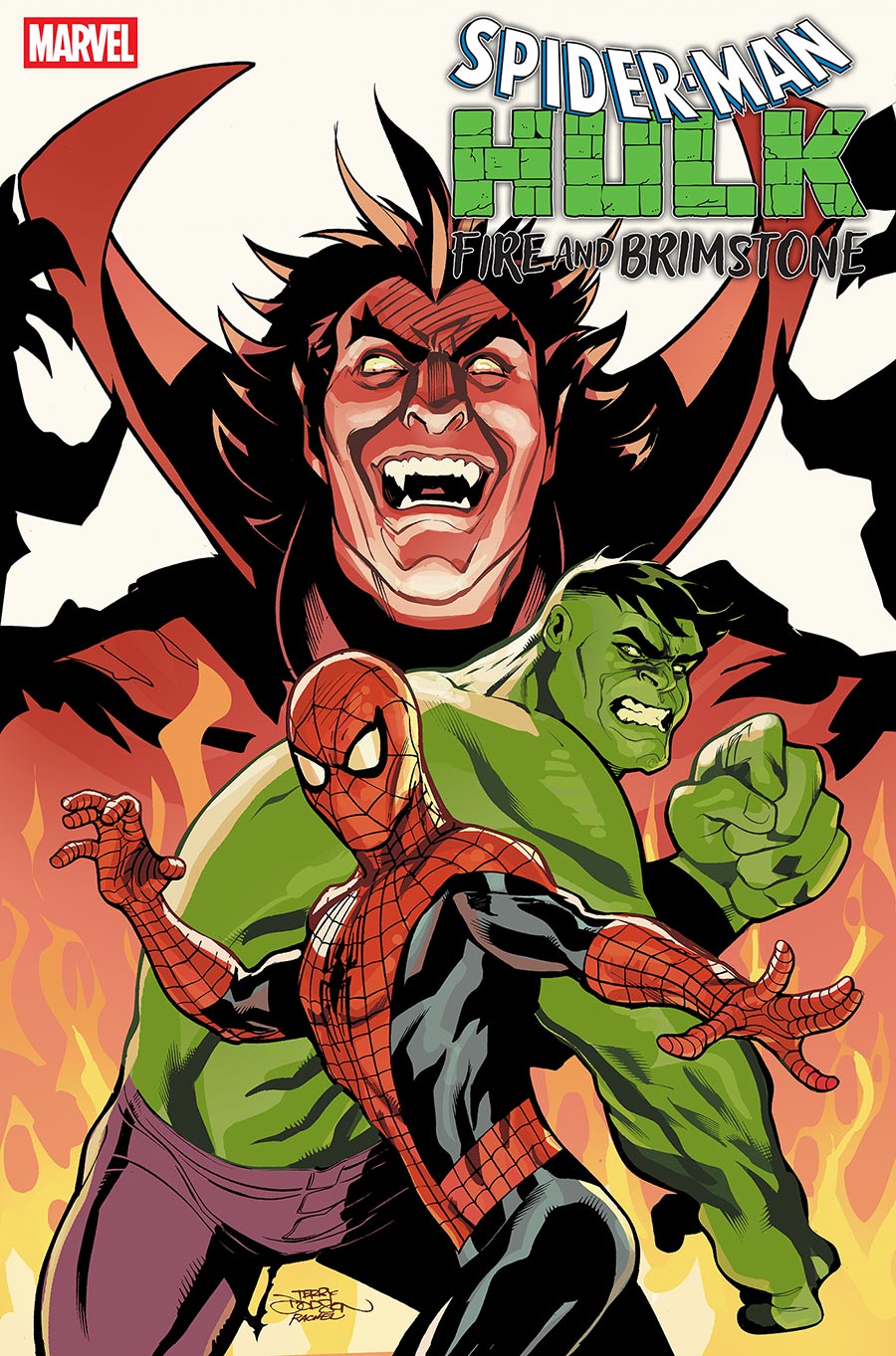 Spider-Man Hulk Fire And Brimstone #3 Cover C Variant Terry Dodson Cover