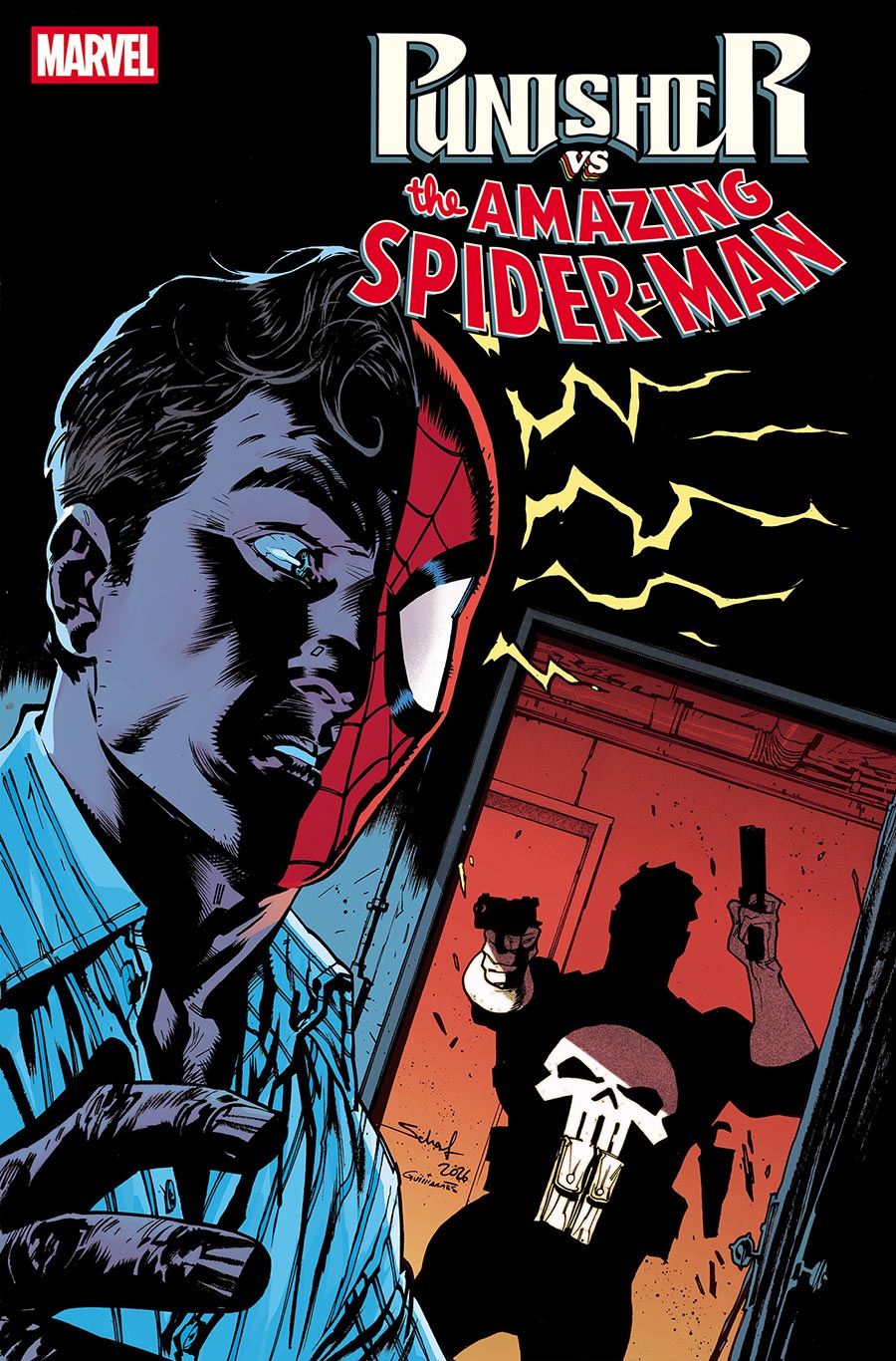 Punisher vs The Amazing Spider-Man #4 Cover A Regular Jonas Scharf Cover