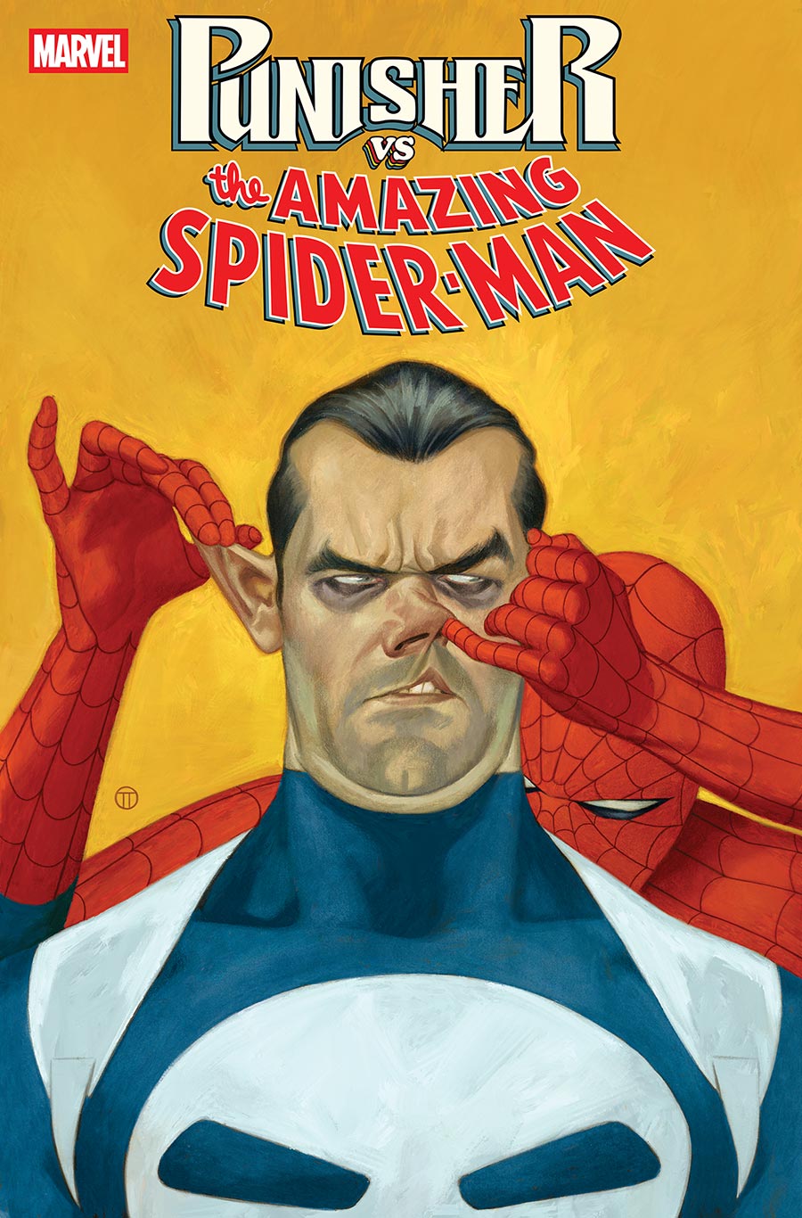 Punisher vs The Amazing Spider-Man #4 Cover B Variant Julian Totino Tedesco Cover