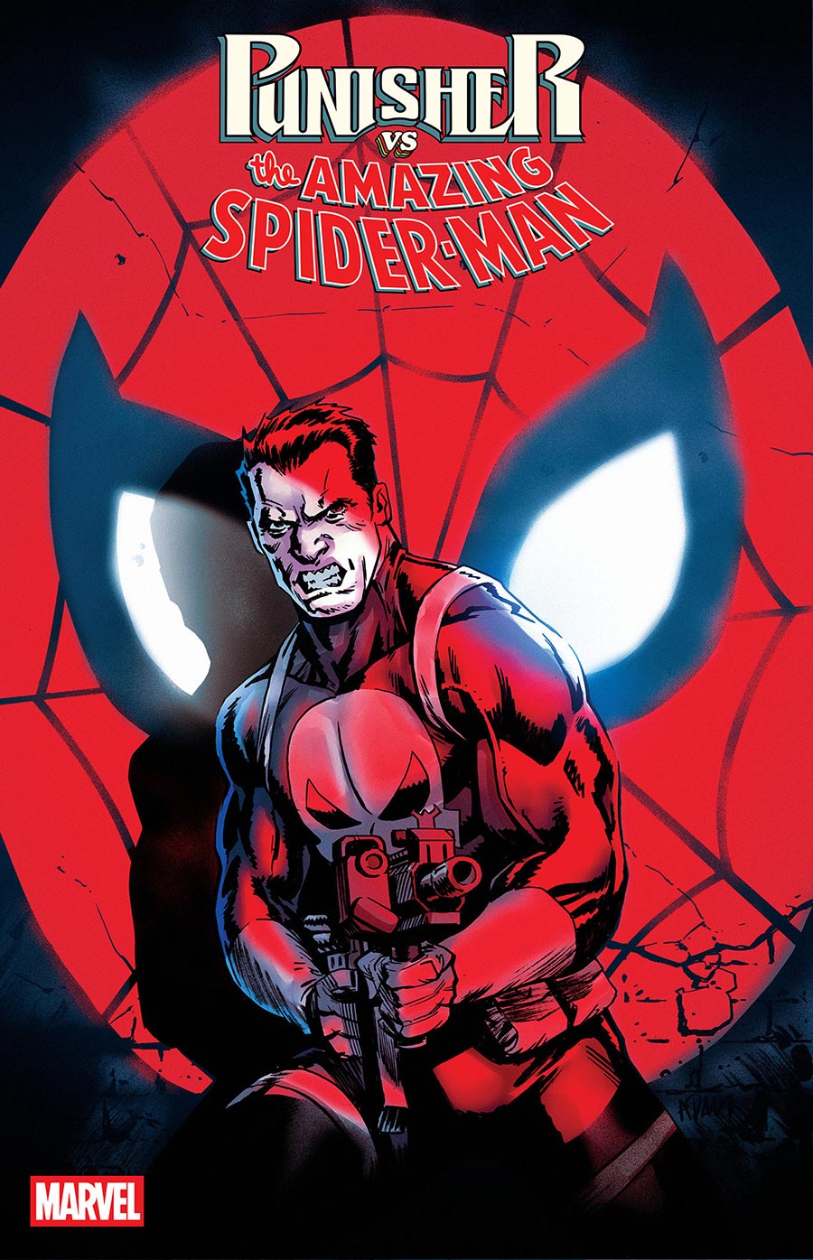 Punisher vs The Amazing Spider-Man #4 Cover C Incentive Adam Gorham Variant Cover