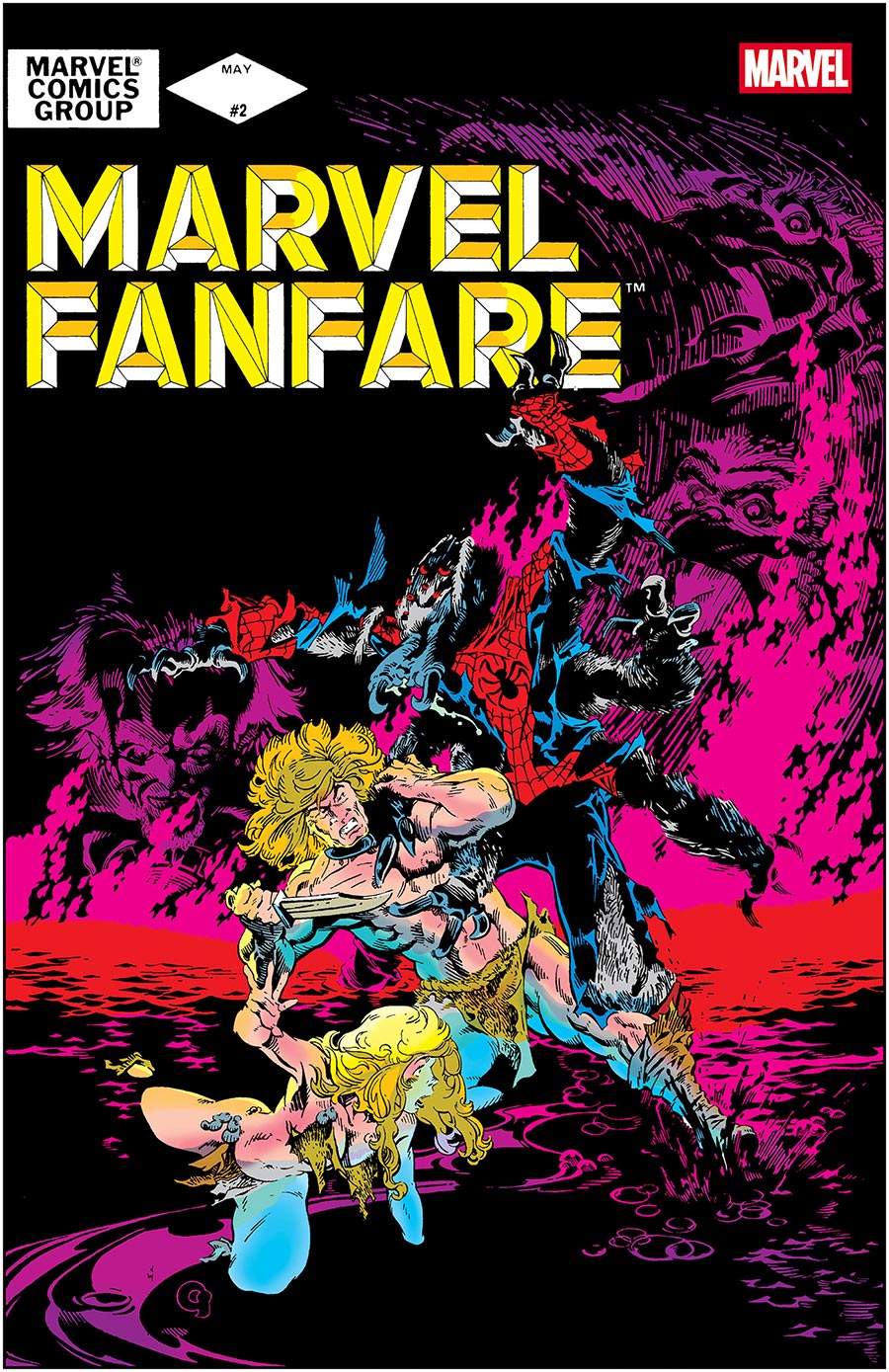 Marvel Fanfare #2 Cover B Facsimile Edition