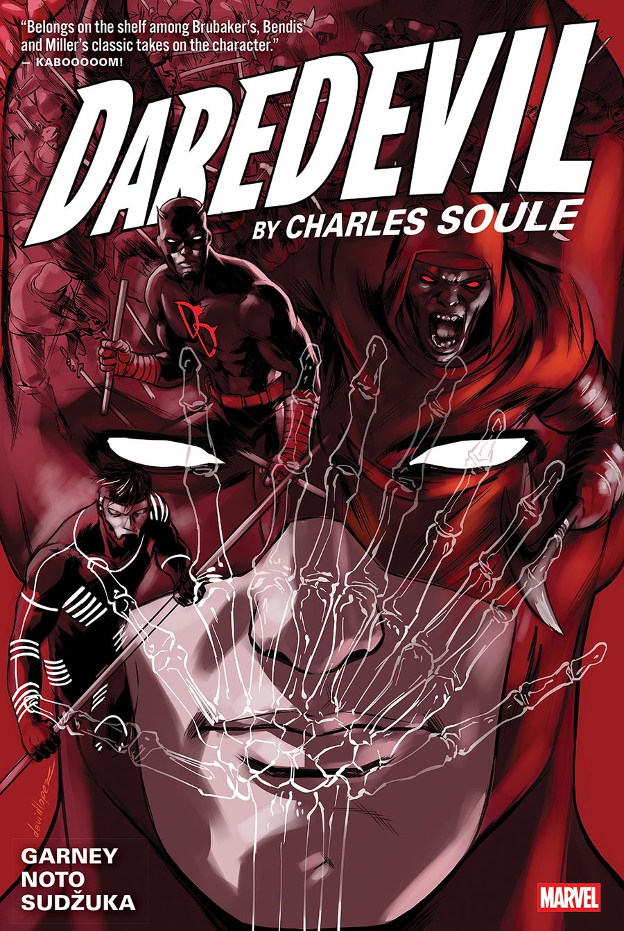 Daredevil By Charles Soule Omnibus HC Direct Market David Lopez Variant Cover New Printing