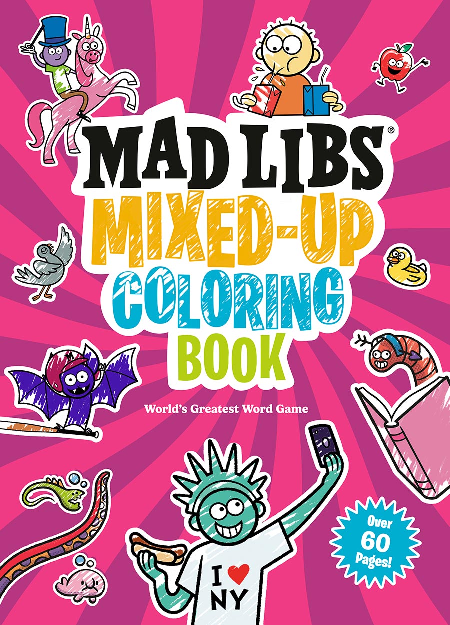 Mad Libs Mixed-Up Coloring Book Worlds Greatest Word Game TP