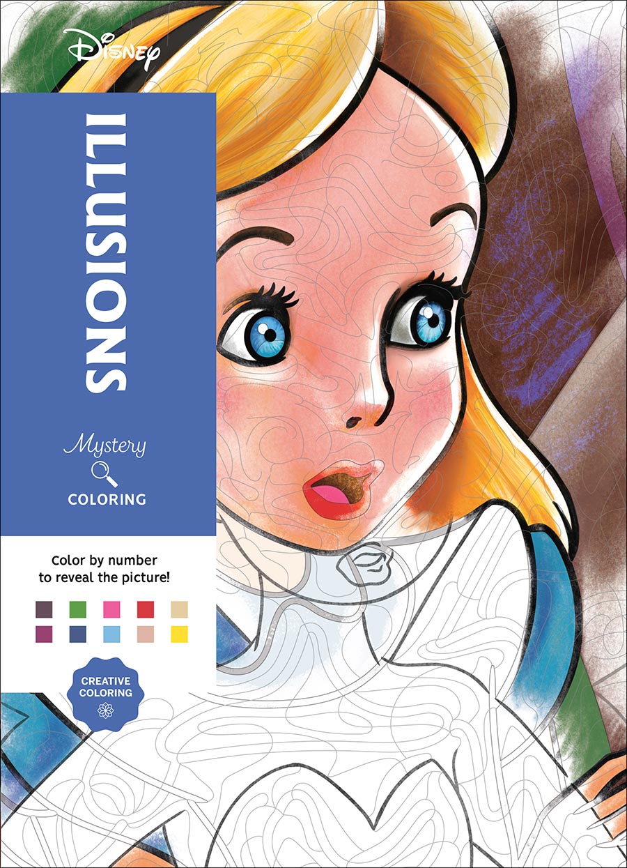 Disney Mystery Coloring Illusions TP