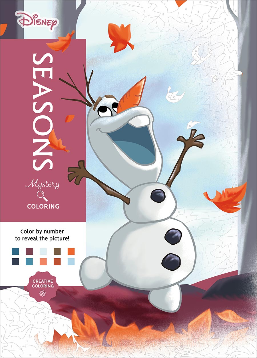 Disney Mystery Coloring Seasons TP
