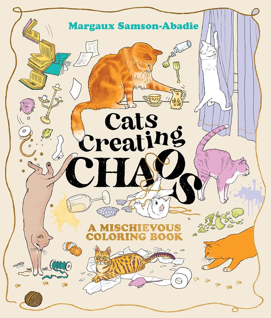 Cats Creating Chaos A Mischievous Coloring Book TP