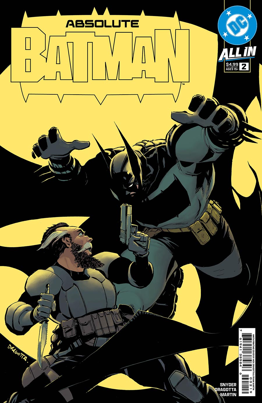 Absolute Batman #2 Cover W 9th Ptg Nick Dragotta Logo Color Variant Cover (DC All In)