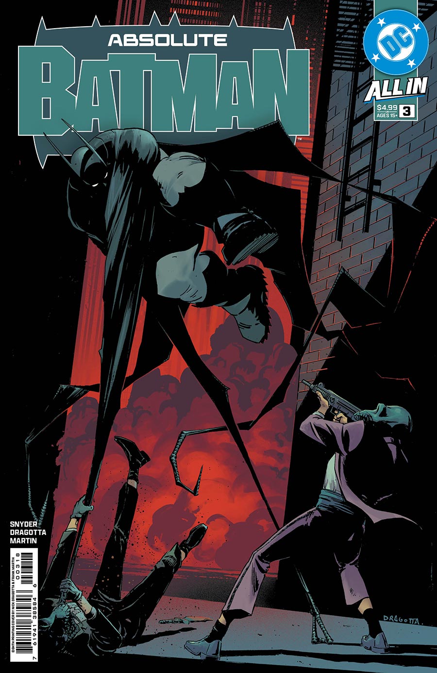 Absolute Batman #3 Cover M 8th Ptg Nick Dragotta Logo Color Variant Cover (DC All In)