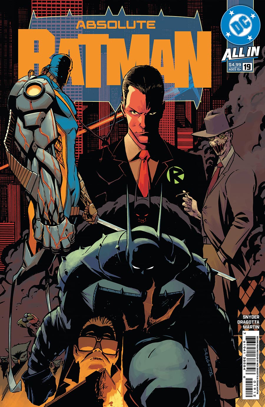 Absolute Batman #19 Cover F 2nd Ptg Nick Dragotta Logo Color Variant Cover (DC All In)