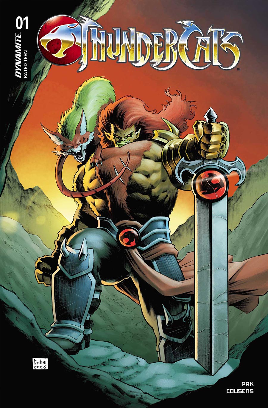 Thundercats Vol 4 #1 Cover C Variant Daniele Cellini Cover